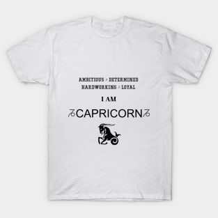 Capricorn horoscope 01 T-Shirt